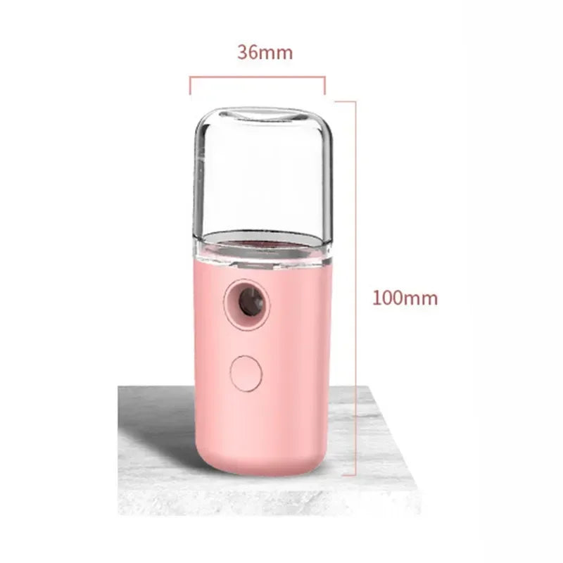 Nano Facial Hydrator Sprayer Face Steamer Nebulizer For Home And Travel Use.